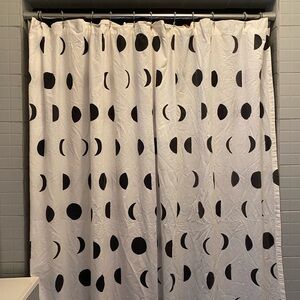 Moon phases shower curtain 🌙